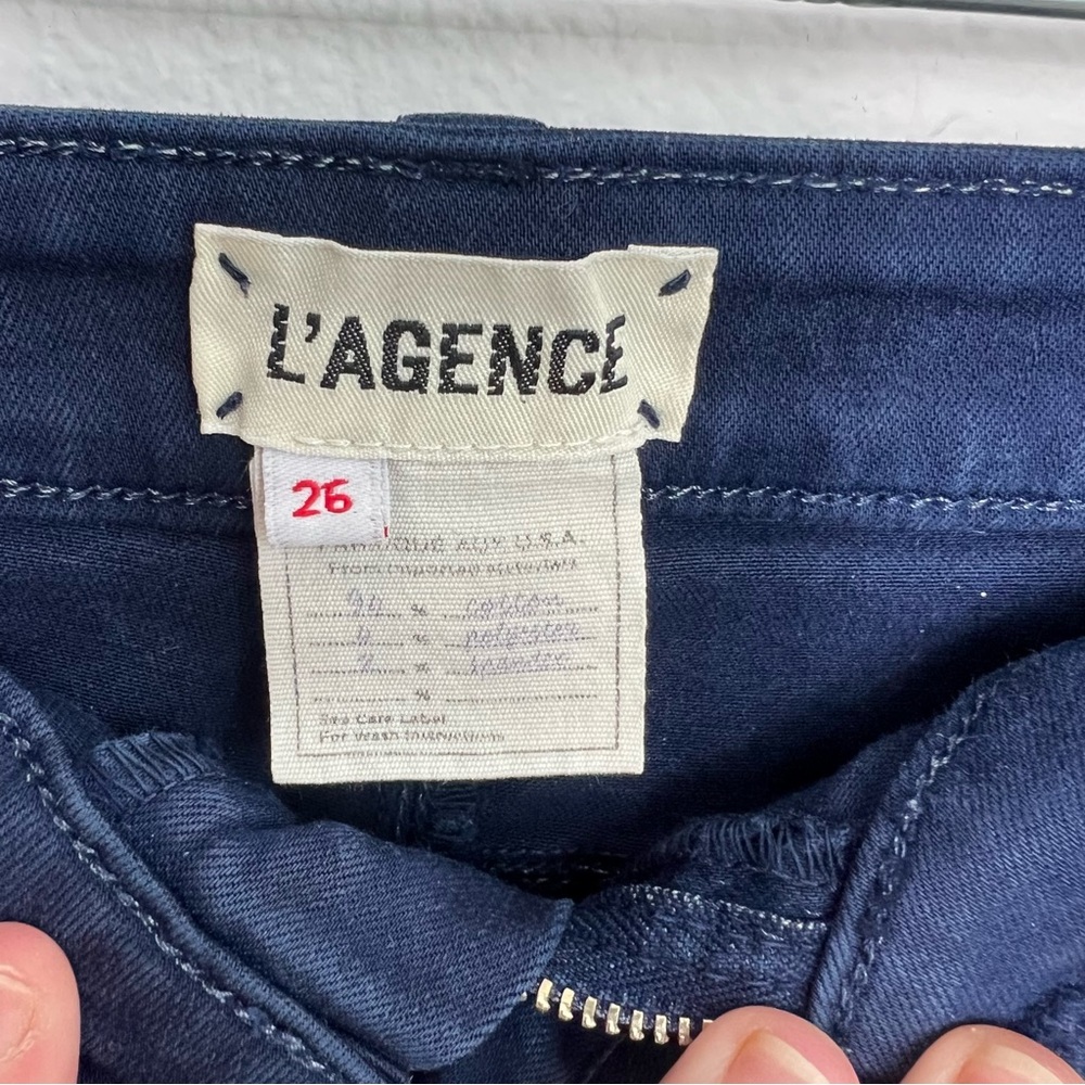 L'AGENCE Marguerite Coated Skinny Jeans